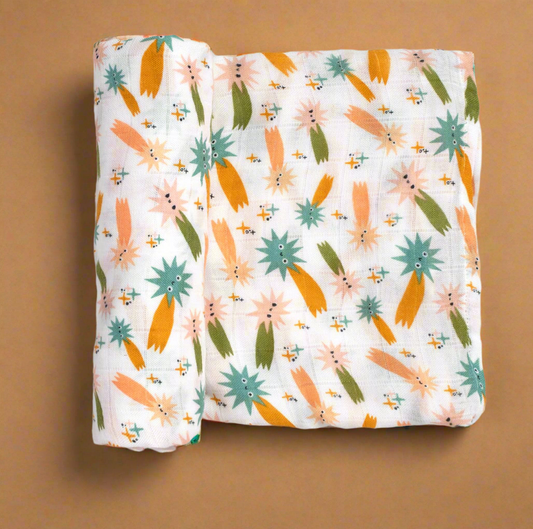 Space Explorer bamboo swaddle