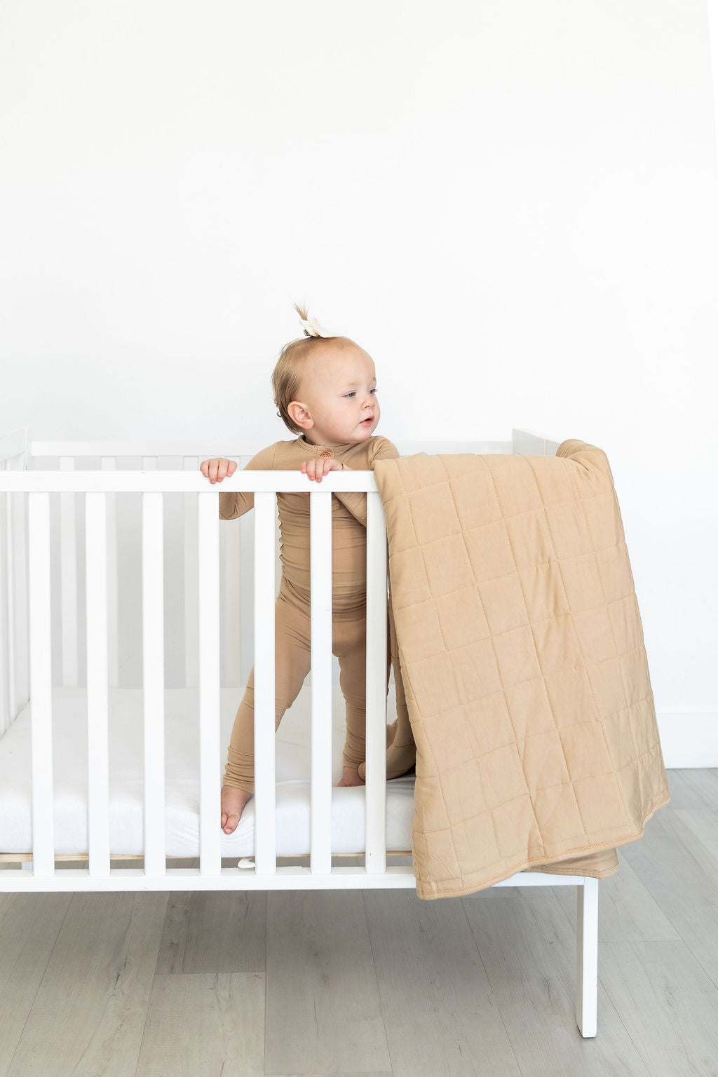 Tan Infant 2-Piece Bamboo Set