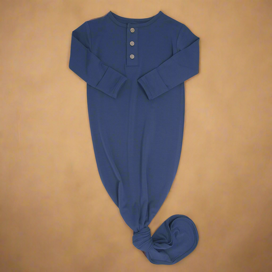 Blue Titan Knotted Gown