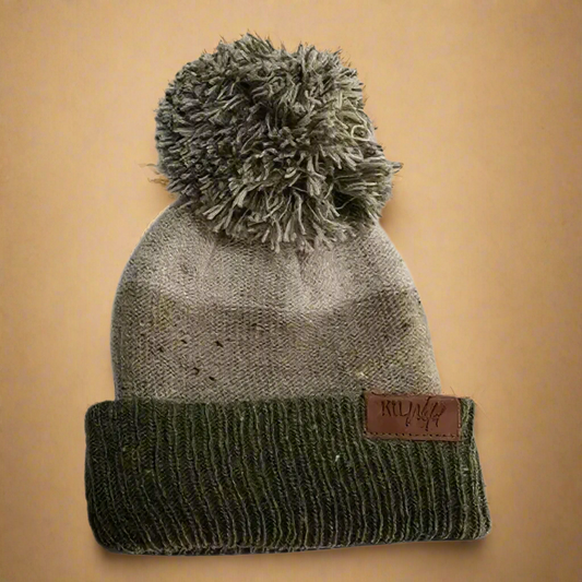 Puff knit beanie