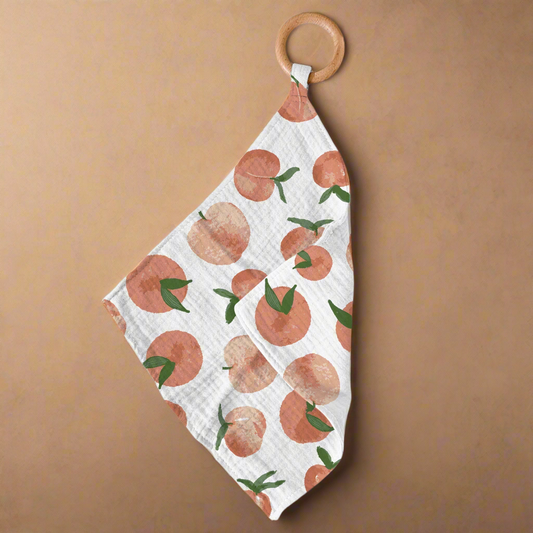Carnelian Peaches Teether