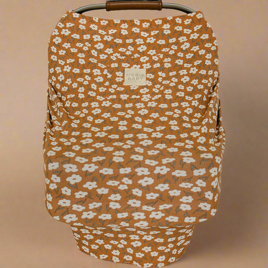 Mustard Floral Bamboo Multi-Use Cover