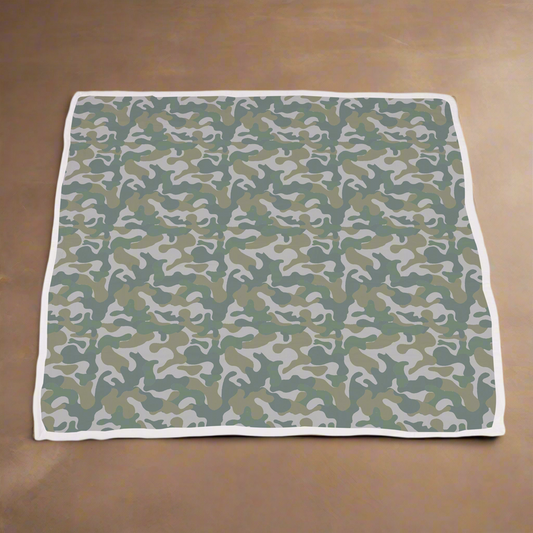 Gone Fishing and Hunter's Camo Bamboo Throw Blanket