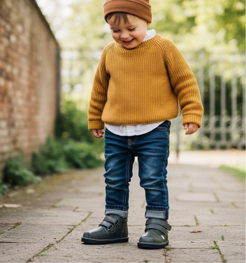 Kids’ Barefoot Sneakers | Comfortable Toddler Shoes | Forest Green