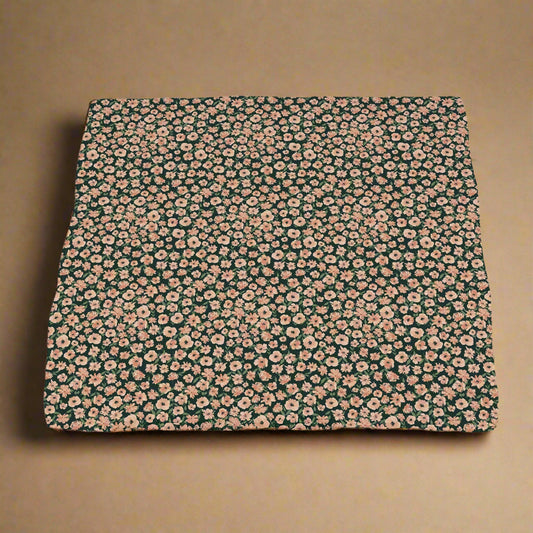 Canyon Sunset Flowers and White Polka Dot Blanket