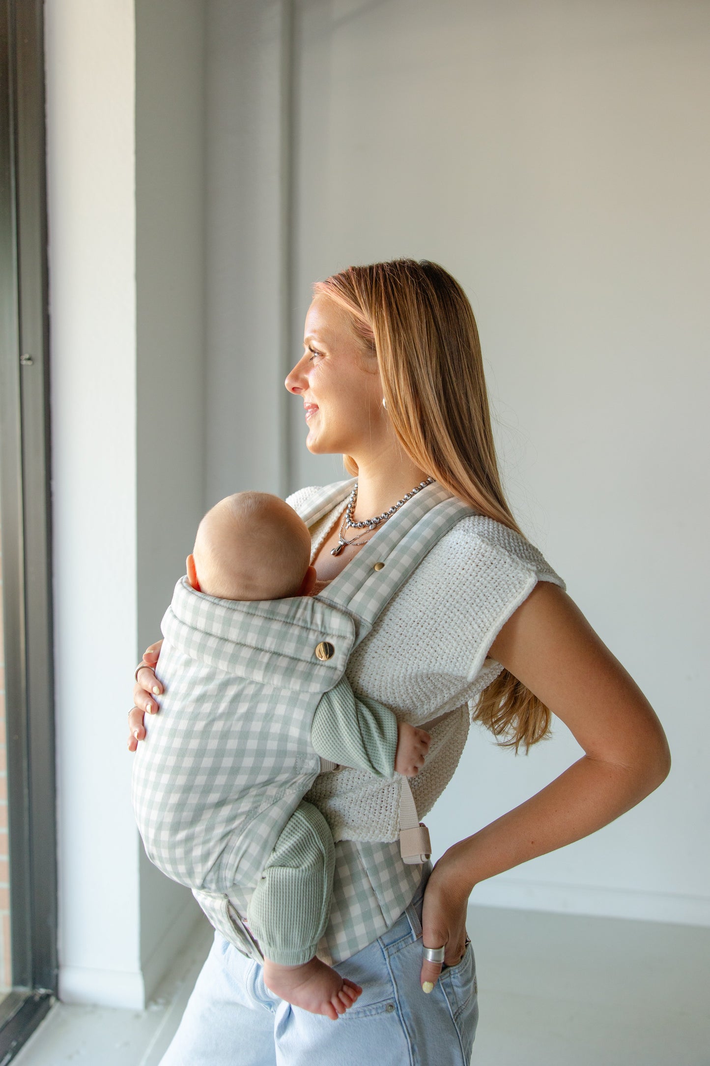 Monroe x Coco Gingham Carrier