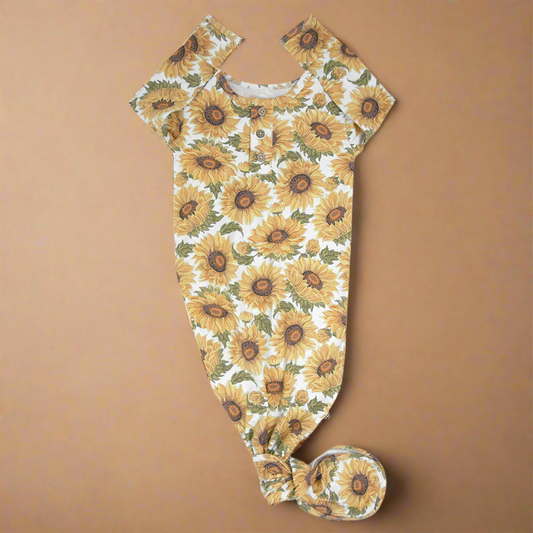 Sammy's Sunflower Knotted Gown