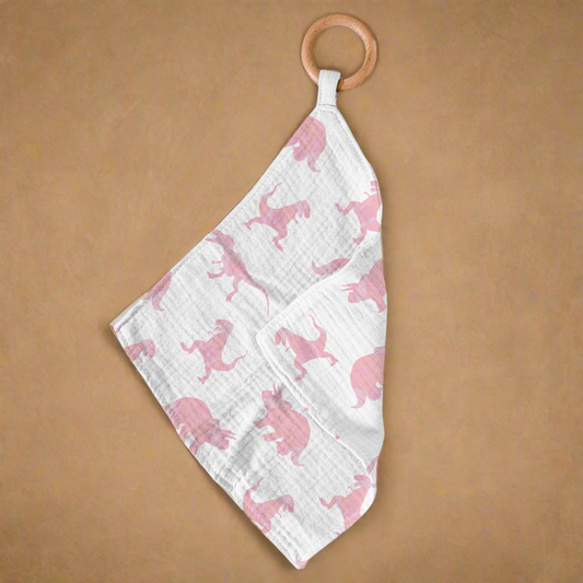 Pink Dinosaurs Teether
