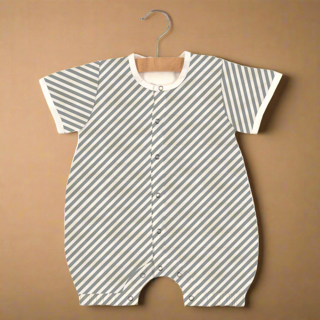 Finley Stripe Bamboo Mini Romper