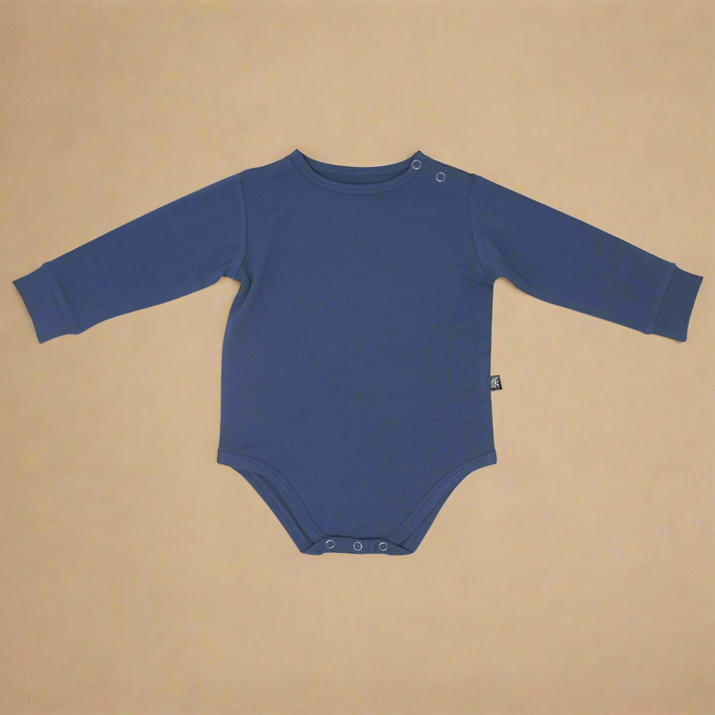Blue Titan Long Sleeve Bodysuit