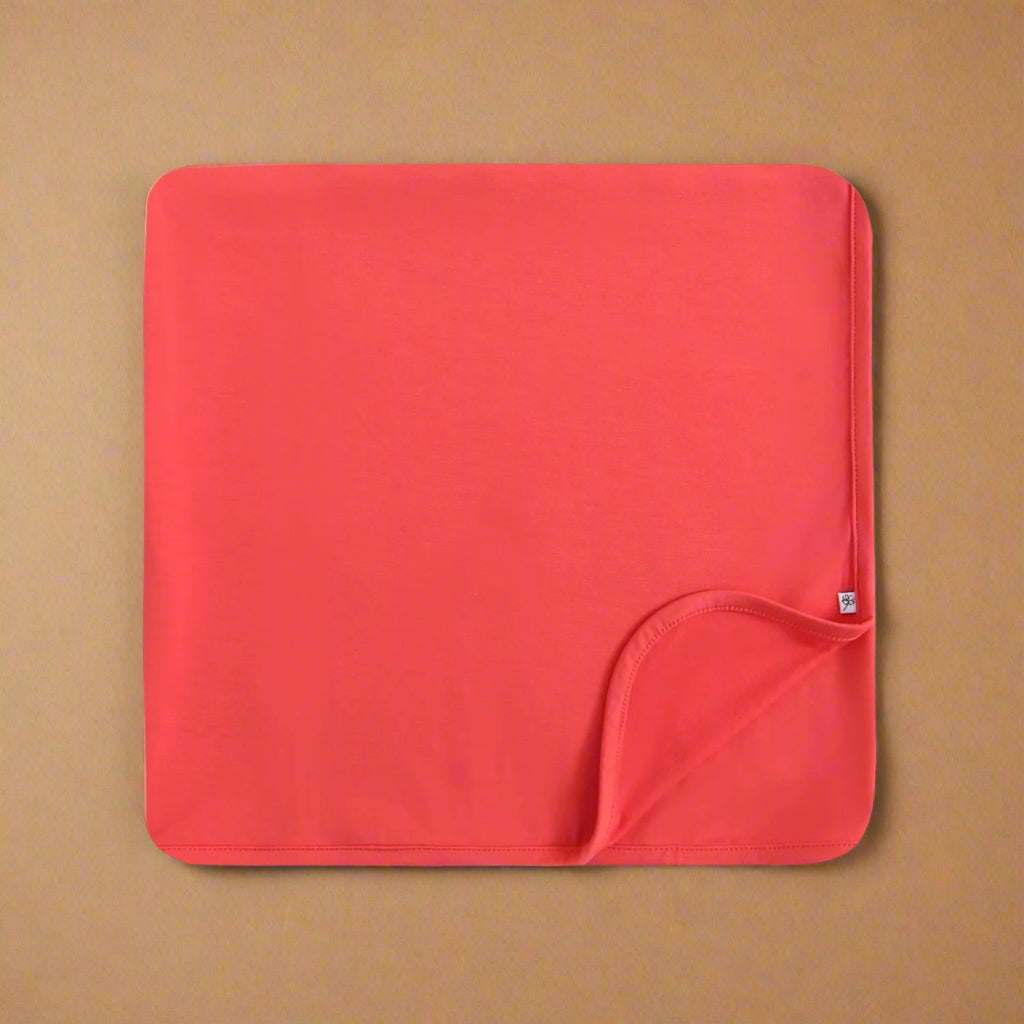 Berry Red Bamboo Swaddle Blanket