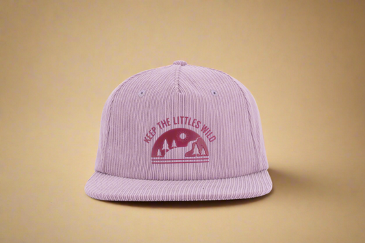 Purple Corduroy SnapBack Hat