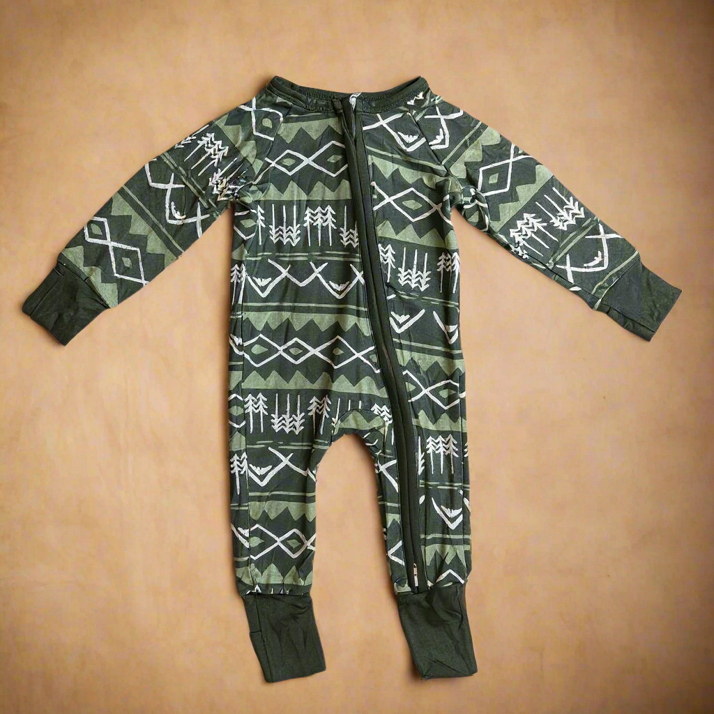 Green Mountain Bamboo Zippy Pajamas