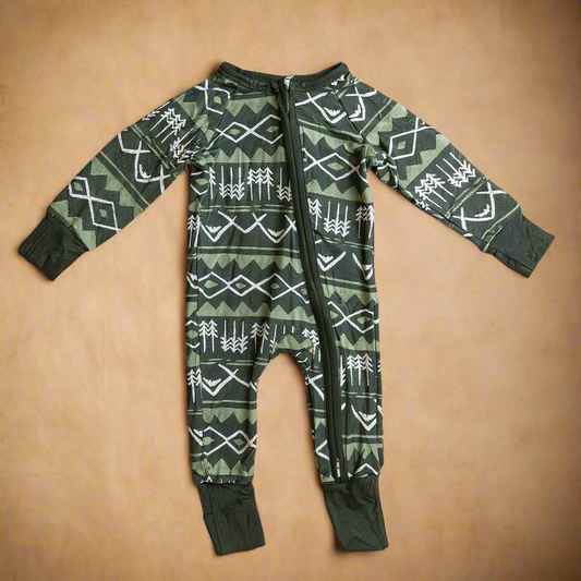 Green Mountain Bamboo Zippy Pajamas