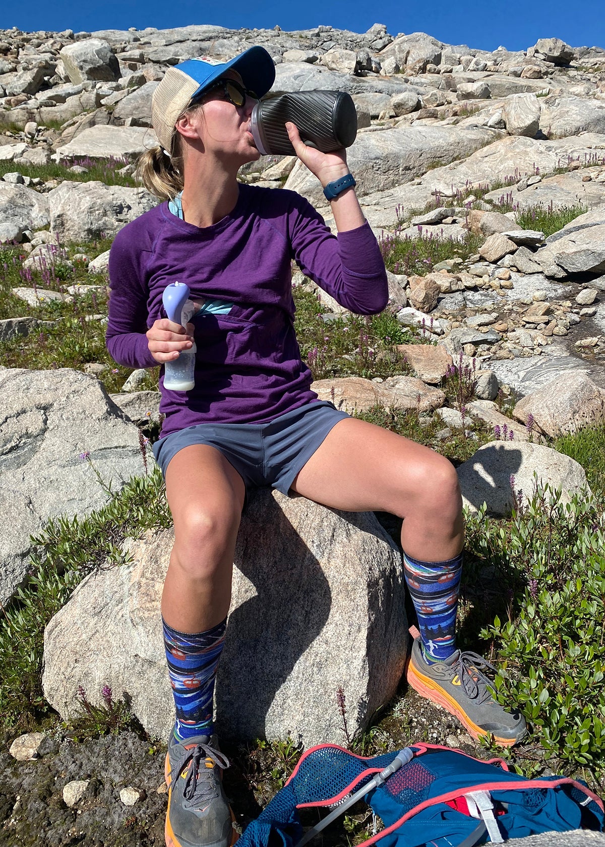Nursing Long Sleeve - 100% Merino Wool -  Baselayer