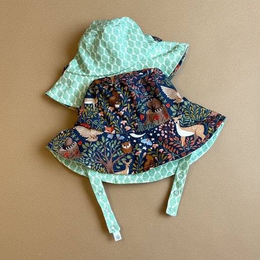 Bucket hat in Organic Enchanted Forest