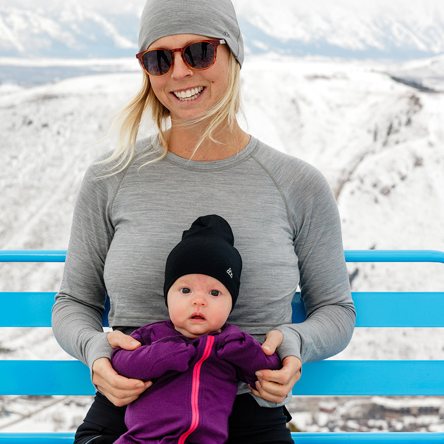 Nursing Long Sleeve - 100% Merino Wool -  Baselayer