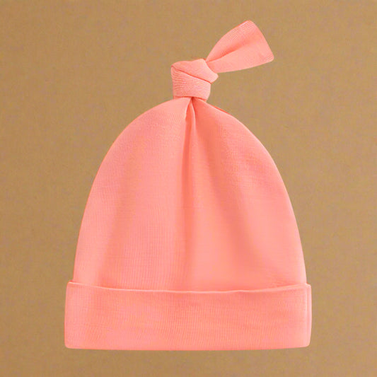Joyful Coral Baby Beanie Hat