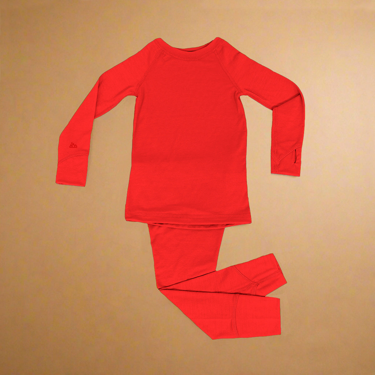 Kids Long Sleeve & Legging Set – 100% Merino Wool - Baselayer
