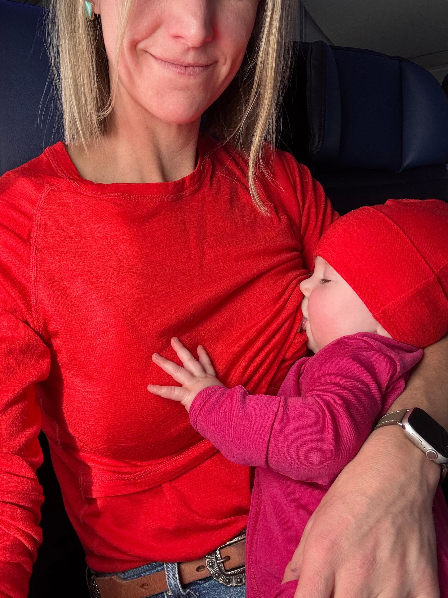 Nursing Long Sleeve - 100% Merino Wool -  Baselayer