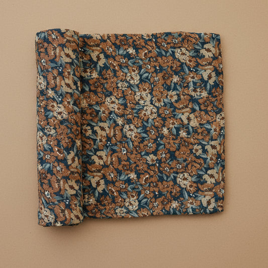 Venetian Floral Muslin Swaddle Blanket