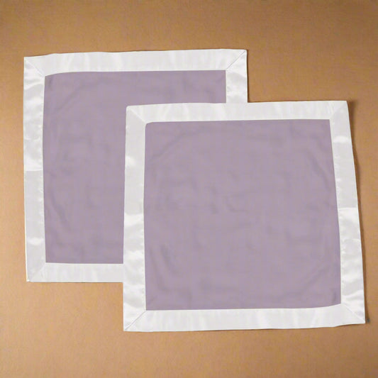 Orchid Lavender Cotton Muslin Security Baby Blankie