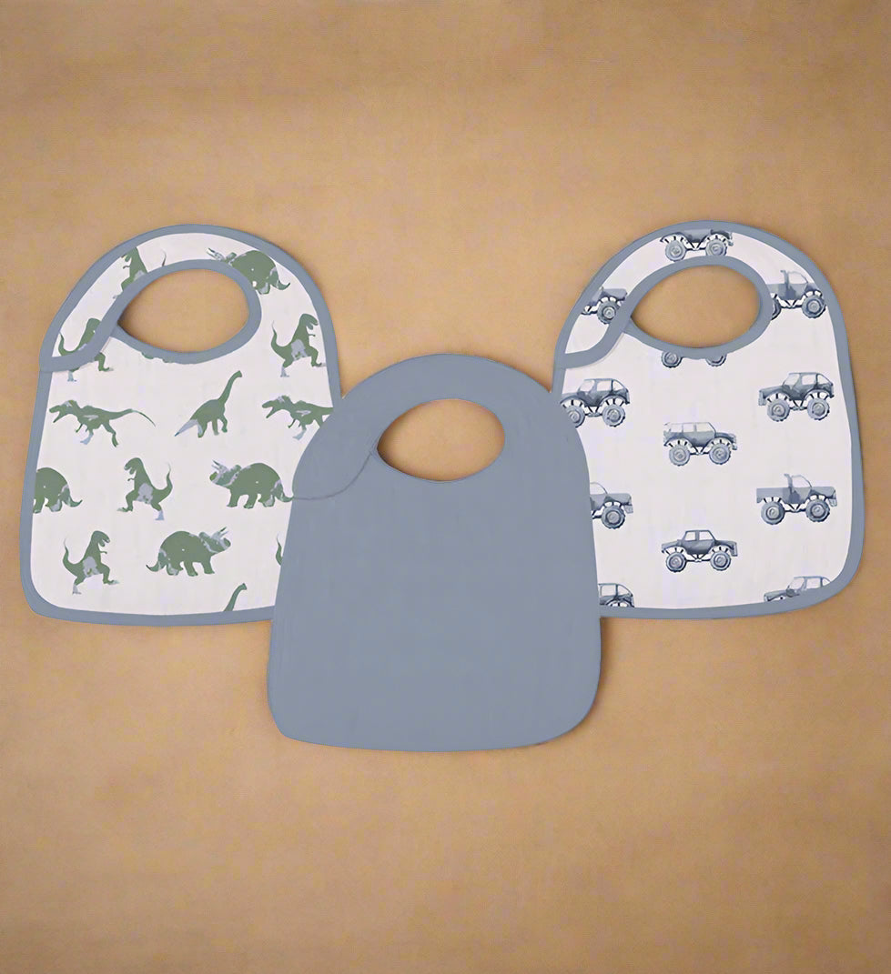 Rough Terrain Cotton Snap Bibs