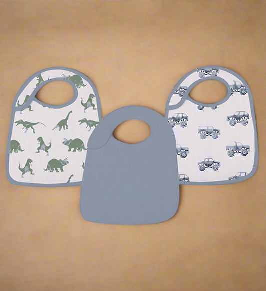 Rough Terrain Cotton Snap Bibs