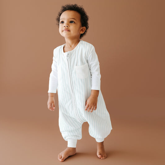 Dreamsuit | Striped Minty Green | 1.5 TOG