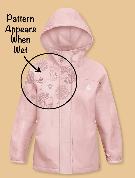 SplashMagic Rainshell - Dusky Pink | Celestial Unicorn