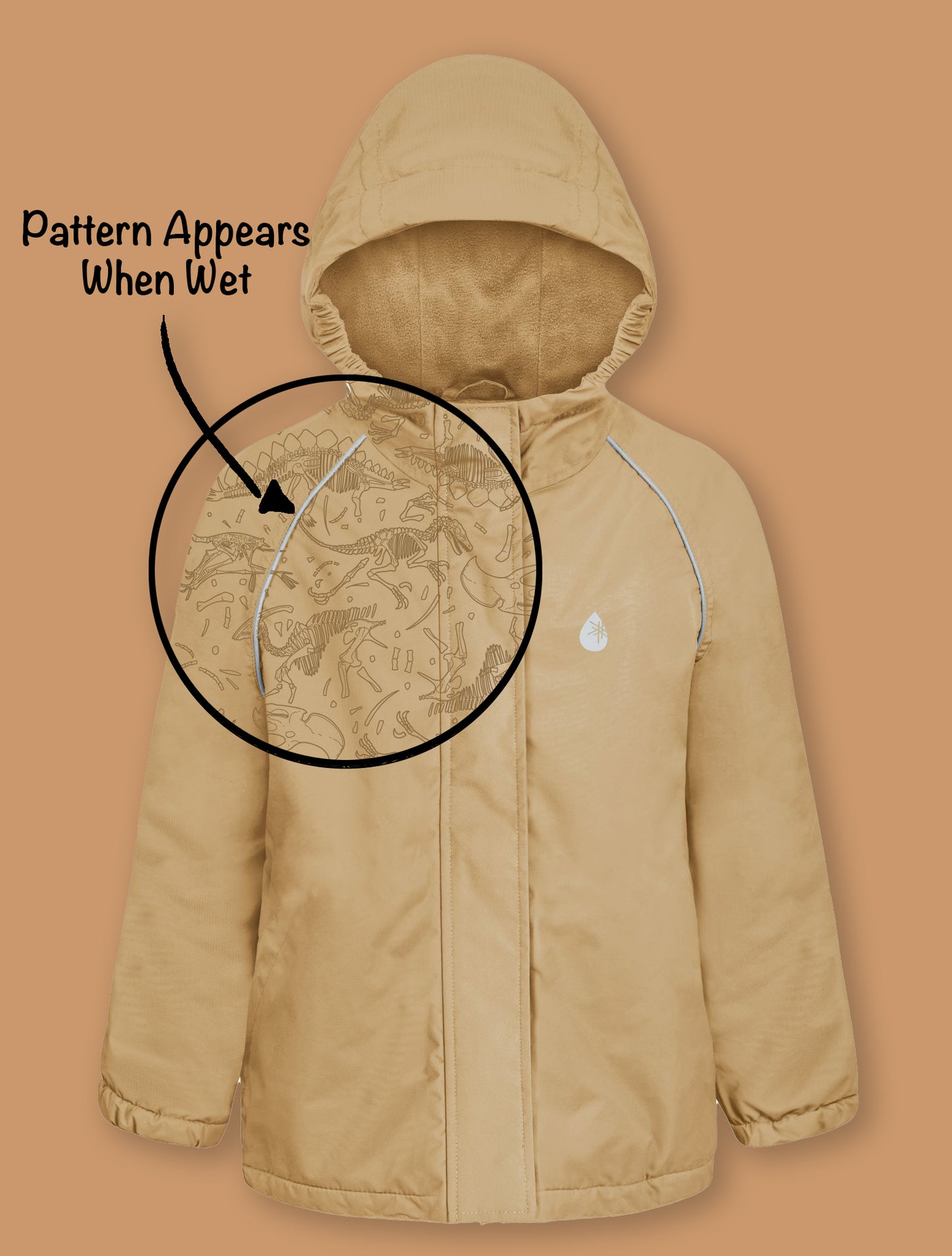 SplashMagic Storm Jacket - Sand | Dino Bones