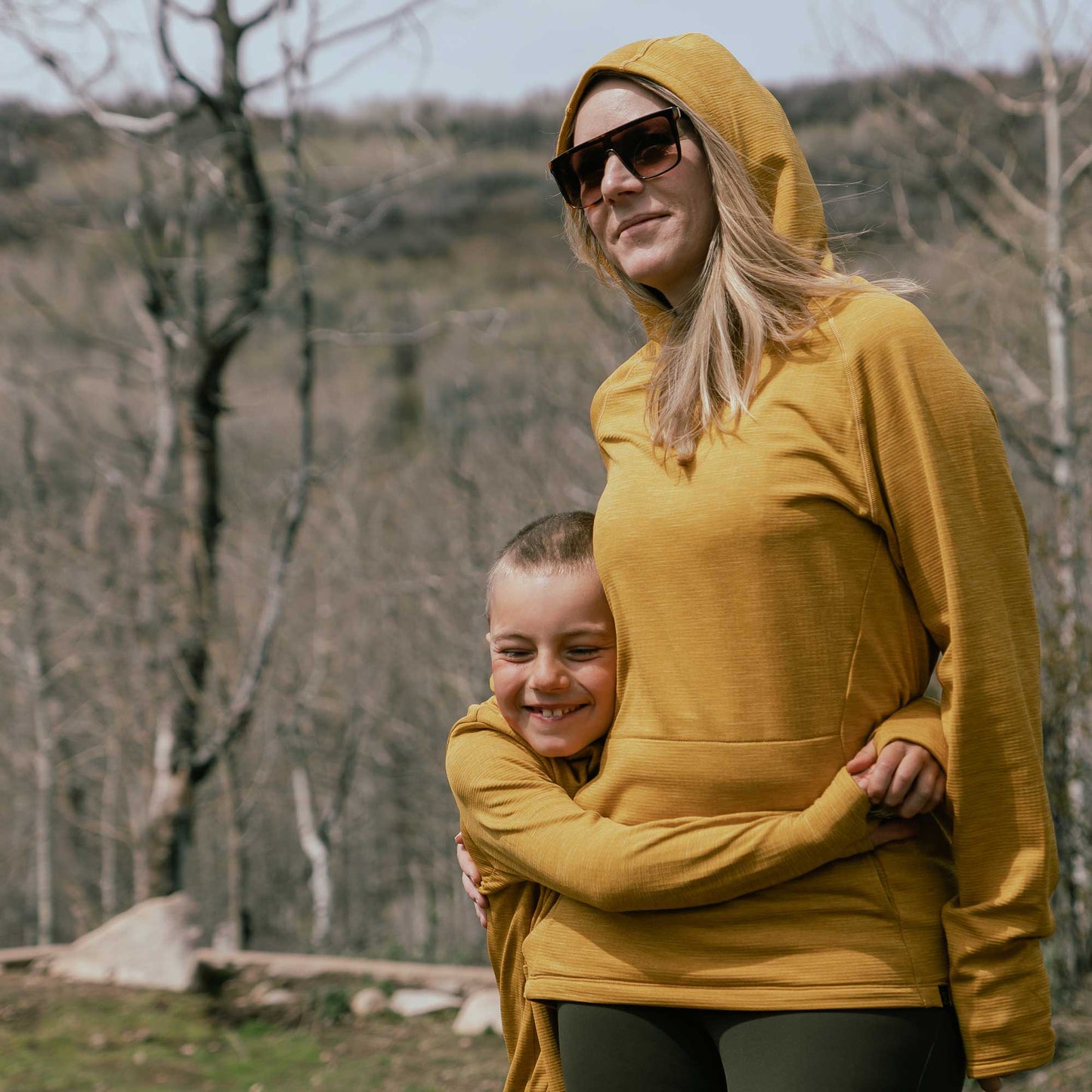 TUMBLER - Adult Grid Fleece Hoodie