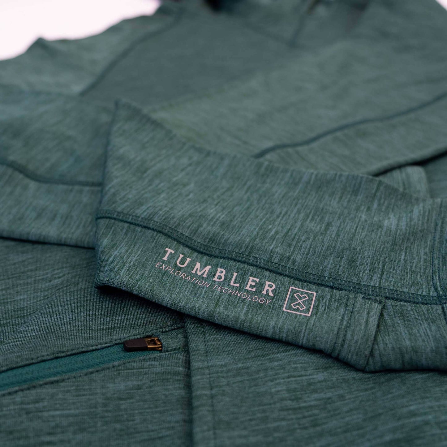 TUMBLER - Adult Grid Fleece Hoodie