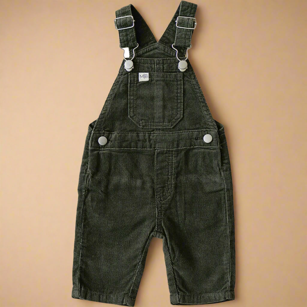 Green Corduroy Overalls