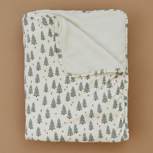 Christmas Trees Bamboo Fleece Quilt