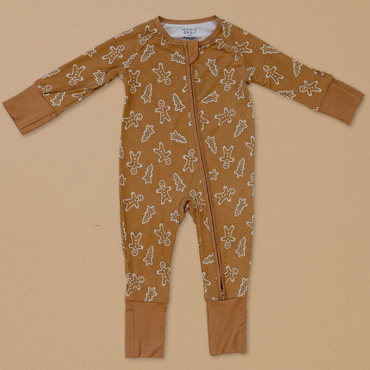 Gingerbread Bamboo Zipper