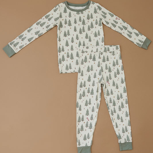 Christmas Trees Bamboo Cozy Set