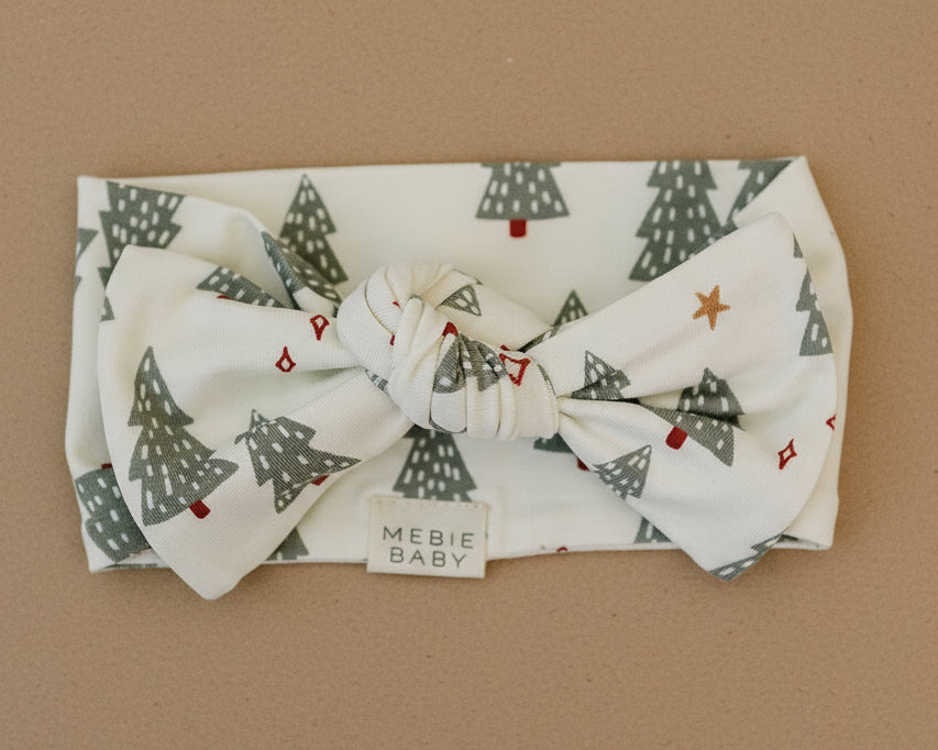 Christmas Trees Bamboo Head Wrap