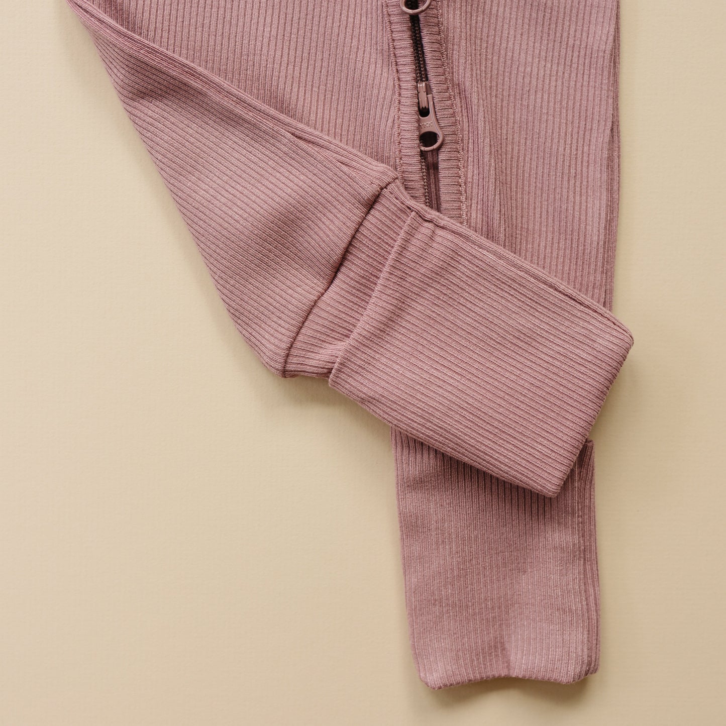 Solid Ribbed Bamboo Zippy Romper