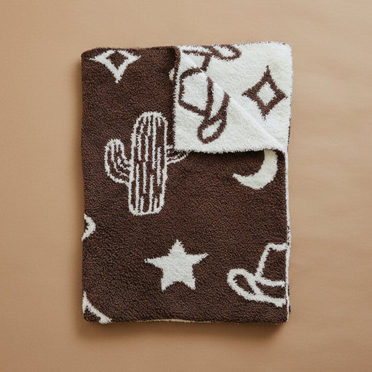 Western Plush Blanket