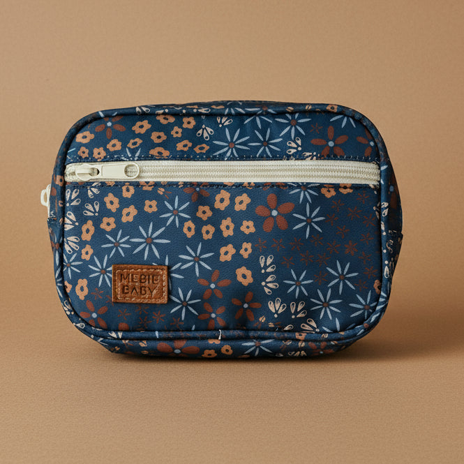 Navy Floral Mini Fanny Pack