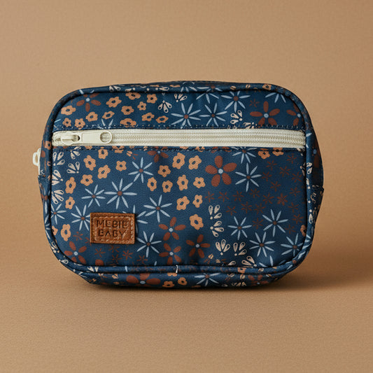 Navy Floral Mini Fanny Pack