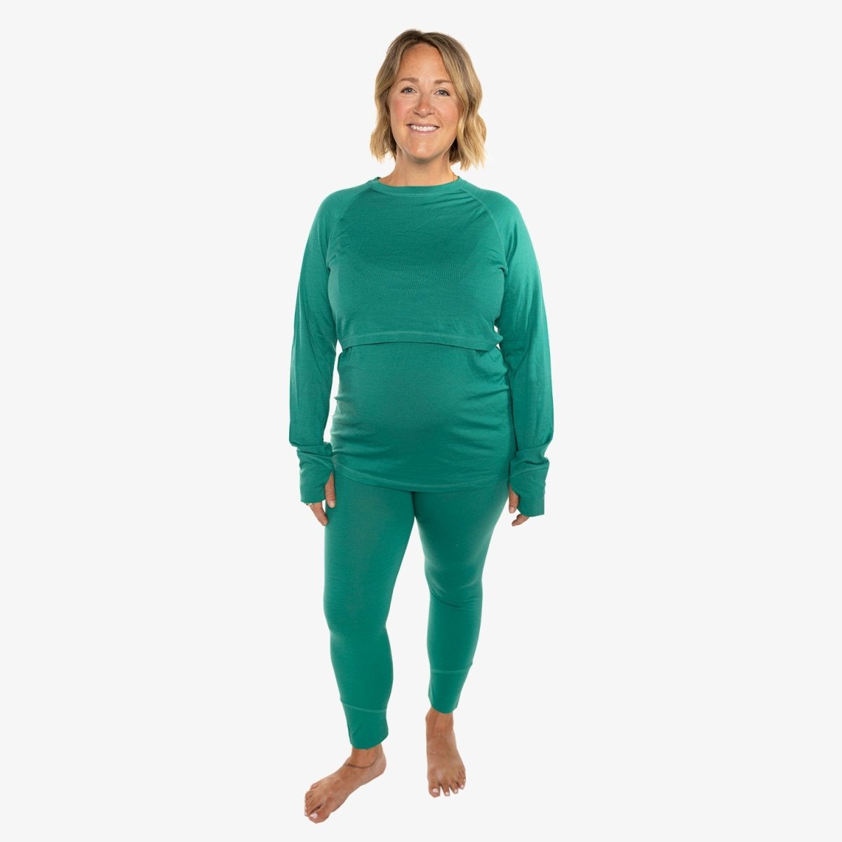 Nursing Long Sleeve - 100% Merino Wool -  Baselayer