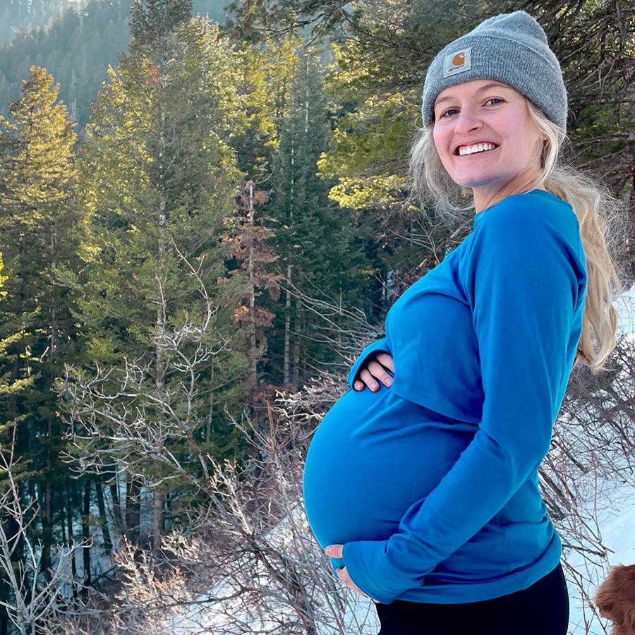 Nursing Long Sleeve - 100% Merino Wool -  Baselayer