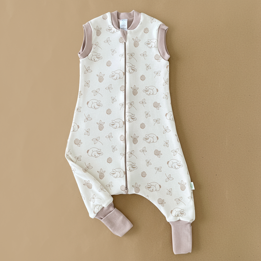 Silk & Merino Sleep Sack - pale sand