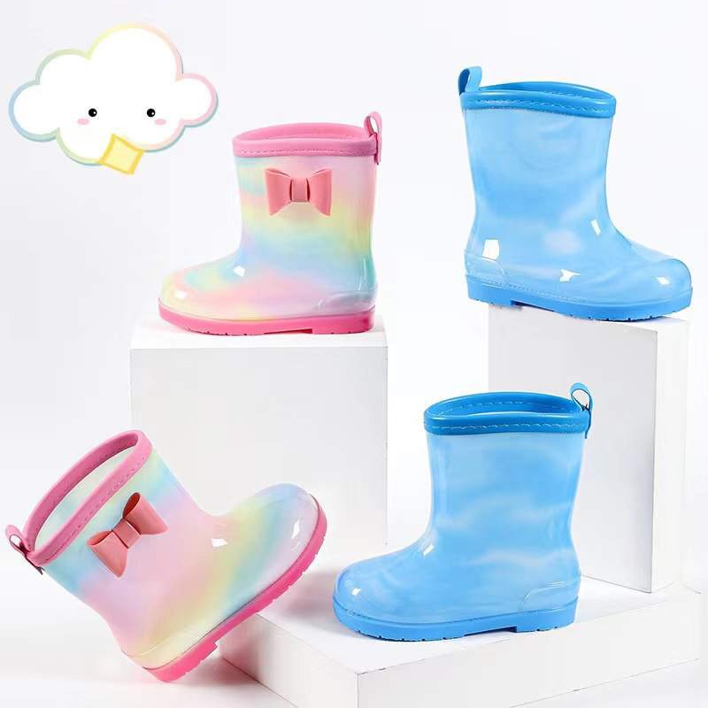 Toddler Barefoot rain boots- Wide Toe Box