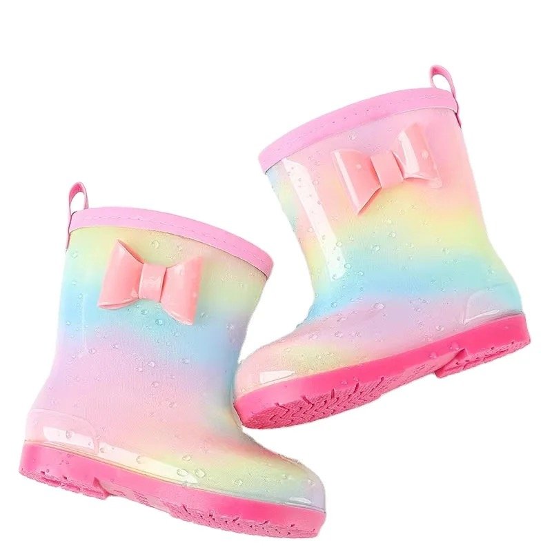 Toddler Barefoot rain boots- Wide Toe Box
