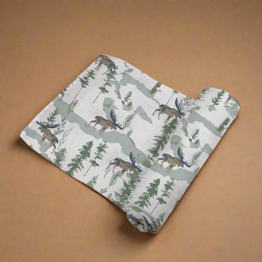Mountain Moose Swaddle