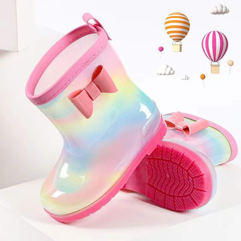 Toddler Barefoot rain boots- Wide Toe Box