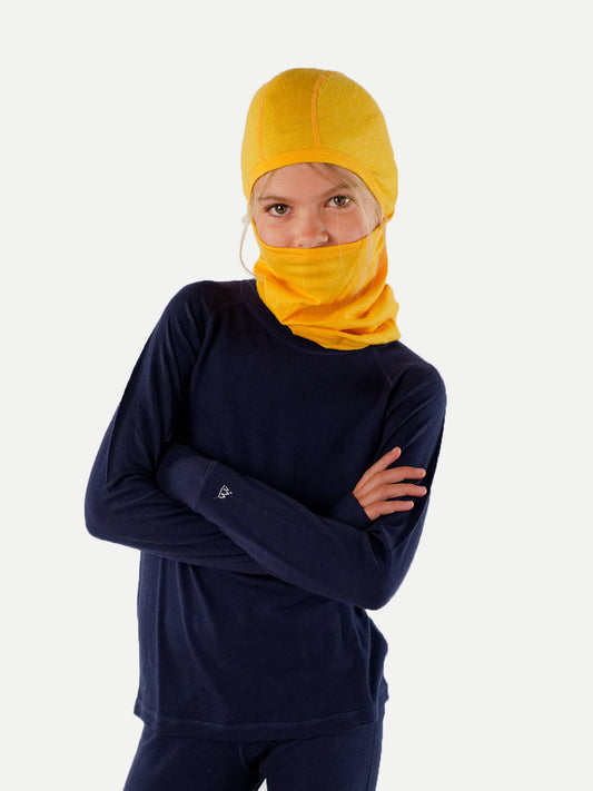 Merino Balaclava with Ponytail Hole – All Ages